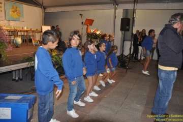 Lección escolar en el pregón de San Roque (Foto TF)